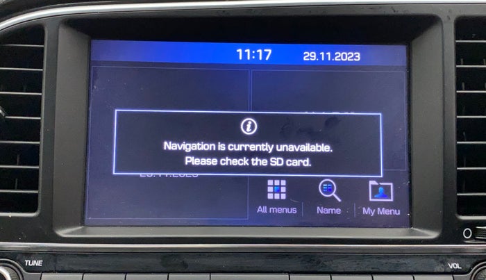 2017 Hyundai New Elantra 2.0 SX AT PETROL, Petrol, Automatic, 1,00,502 km, Infotainment system - GPS Card not working/missing