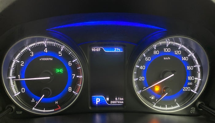 2019 Maruti Baleno ALPHA CVT PETROL 1.2, Petrol, Automatic, 26,674 km, Odometer Image