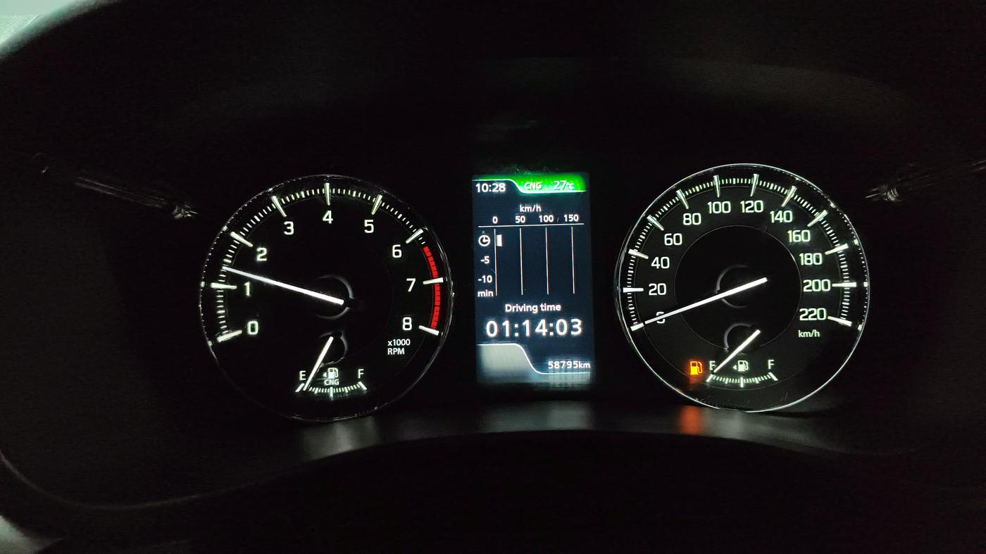 2024 Maruti Baleno  ZETA CNG 1.2L, CNG, Manual, 58,780 km, Odometer Image