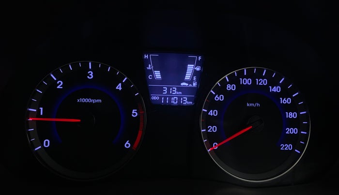 2015 Hyundai Verna FLUIDIC 1.6 CRDI S 4S, Diesel, Manual, 1,11,010 km, Odometer Image