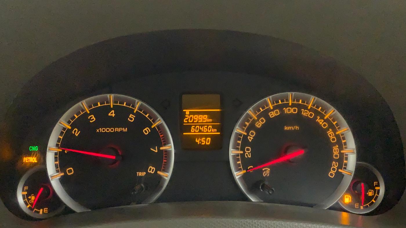2014 Maruti Ertiga VXI CNG, CNG, Manual, 60,962 km, Odometer Image