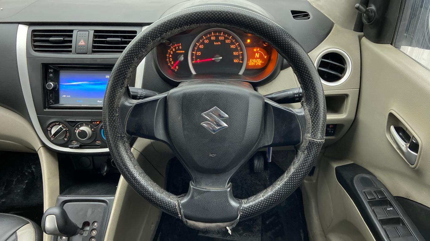 2014 Maruti Celerio VXI AMT, Petrol, Automatic, 64,820 km, Steering Wheel Close Up
