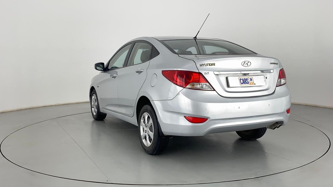 2013 Hyundai Verna FLUIDIC 1.6 EX VTVT, CNG, Manual, 99,128 km, Left Back Diagonal