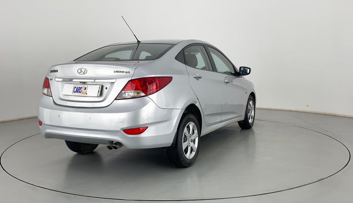 2013 Hyundai Verna FLUIDIC 1.6 EX VTVT, CNG, Manual, 99,128 km, Right Back Diagonal