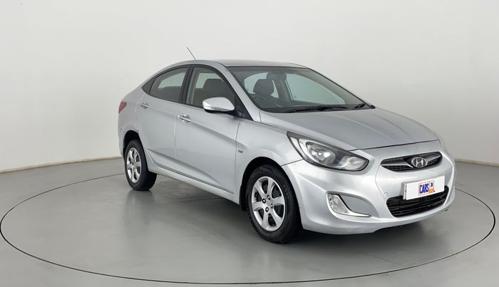 2013 Hyundai Verna FLUIDIC 1.6 EX VTVT, CNG, Manual, 99,128 km, Right Front Diagonal
