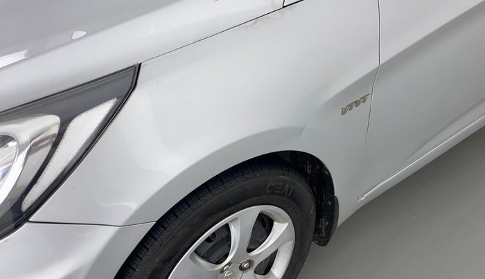 2013 Hyundai Verna FLUIDIC 1.6 EX VTVT, CNG, Manual, 99,128 km, Left fender - Slightly dented