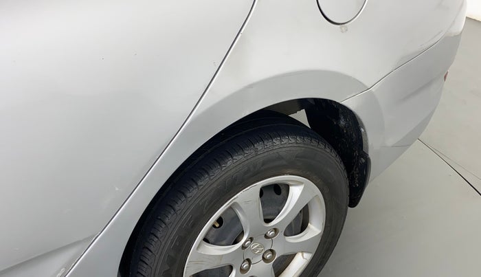 2013 Hyundai Verna FLUIDIC 1.6 EX VTVT, CNG, Manual, 99,128 km, Left quarter panel - Slightly dented