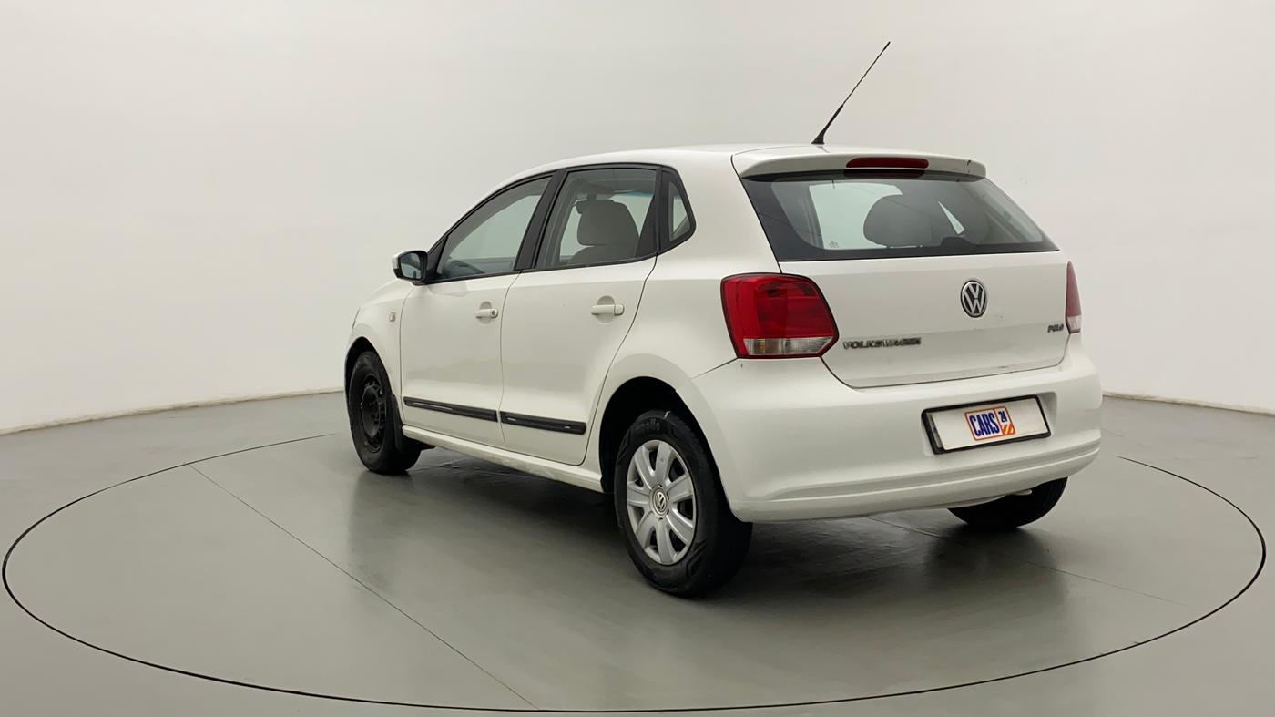 2010 Volkswagen Polo TRENDLINE 1.2L PETROL, Petrol, Manual, 1,02,504 km, Left Back Diagonal