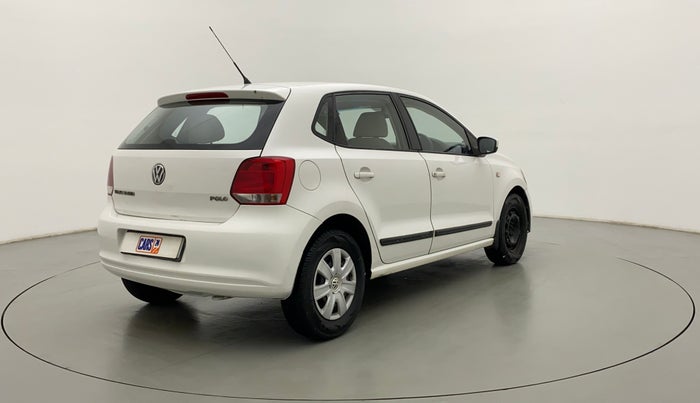 2010 Volkswagen Polo TRENDLINE 1.2L PETROL, Petrol, Manual, 1,02,504 km, Right Back Diagonal
