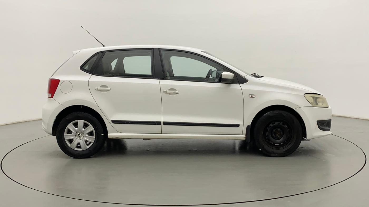 2010 Volkswagen Polo TRENDLINE 1.2L PETROL, Petrol, Manual, 1,02,504 km, Right Side View