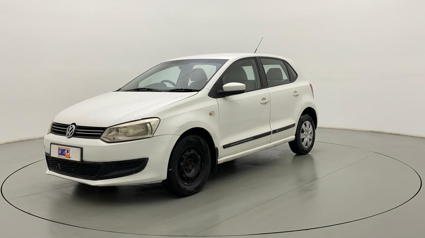 2010 Volkswagen Polo TRENDLINE 1.2L PETROL, Petrol, Manual, 1,02,504 km, Left Front Diagonal
