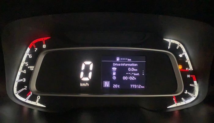 2021 KIA SONET HTX 1.0 IMT, Petrol, Manual, 77,311 km, Odometer Image