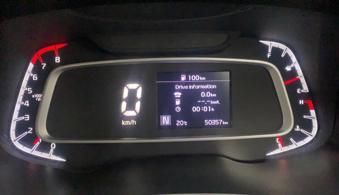 2021 KIA SONET HTX 1.0 IMT, Petrol, Manual, 50,394 km, Odometer Image