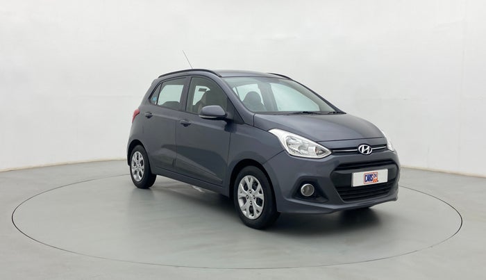 2016 Hyundai Grand i10 SPORTZ 1.2 KAPPA VTVT, Petrol, Manual, 43,566 km, Right Front Diagonal