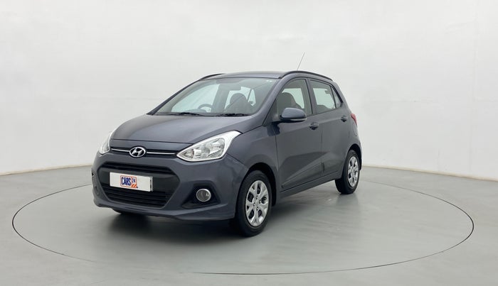 2016 Hyundai Grand i10 SPORTZ 1.2 KAPPA VTVT, Petrol, Manual, 43,566 km, Left Front Diagonal