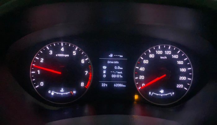 2018 Hyundai Elite i20 ASTA 1.2 (O), Petrol, Manual, 62,079 km, Odometer Image