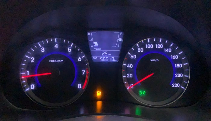 2014 Hyundai Verna FLUIDIC 1.6 VTVT SX, Petrol, Manual, 56,918 km, Odometer Image