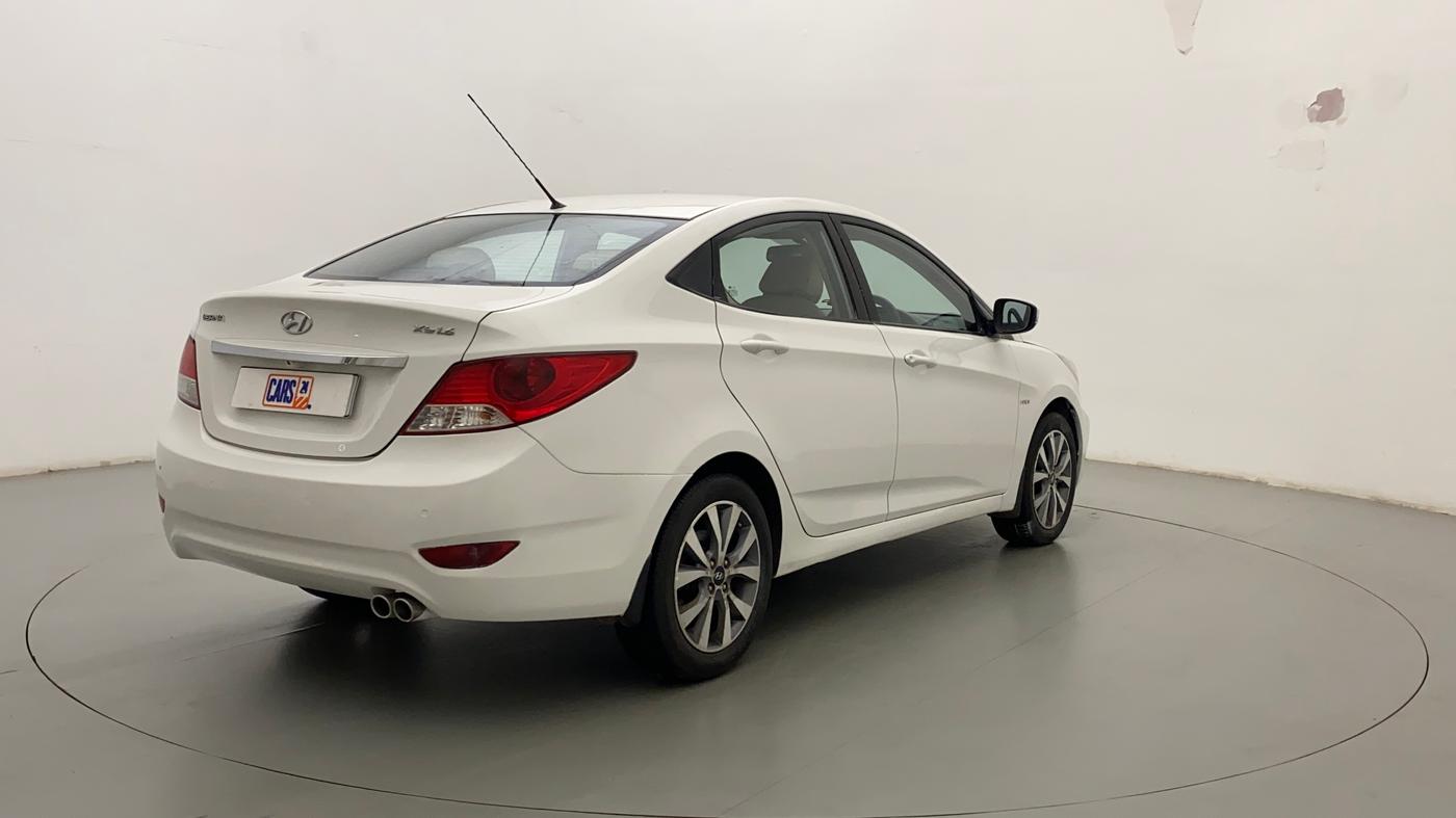 2014 Hyundai Verna FLUIDIC 1.6 VTVT SX, Petrol, Manual, 56,918 km, Right Back Diagonal