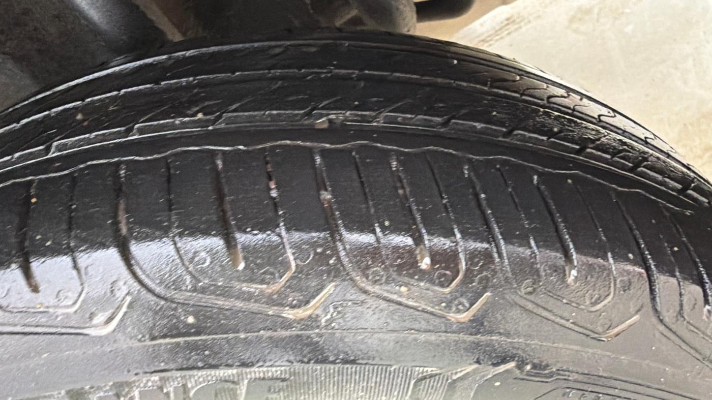 2022 Tata TIGOR XZ PLUS CNG, CNG, Manual, 46,729 km, Left Rear Tyre Tread