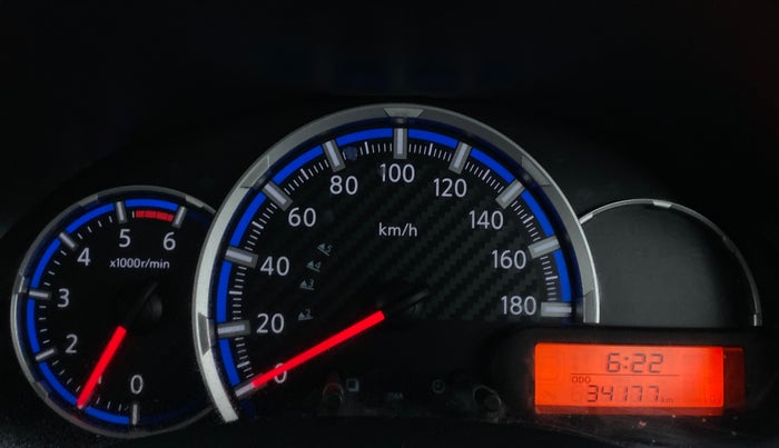 2018 Datsun Go T, Petrol, Manual, 34,676 km, Odometer Image