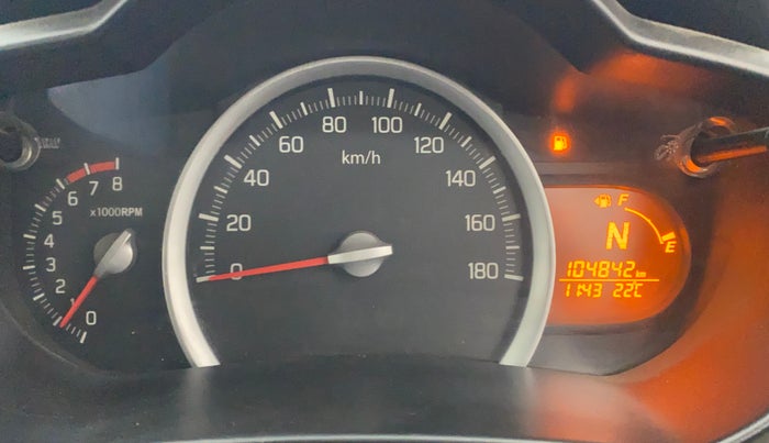 2014 Maruti Celerio VXI AMT, Petrol, Automatic, 1,04,804 km, Odometer Image