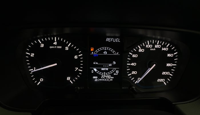 2022 Tata PUNCH ADVENTURE MT, Petrol, Manual, 22,486 km, Odometer Image