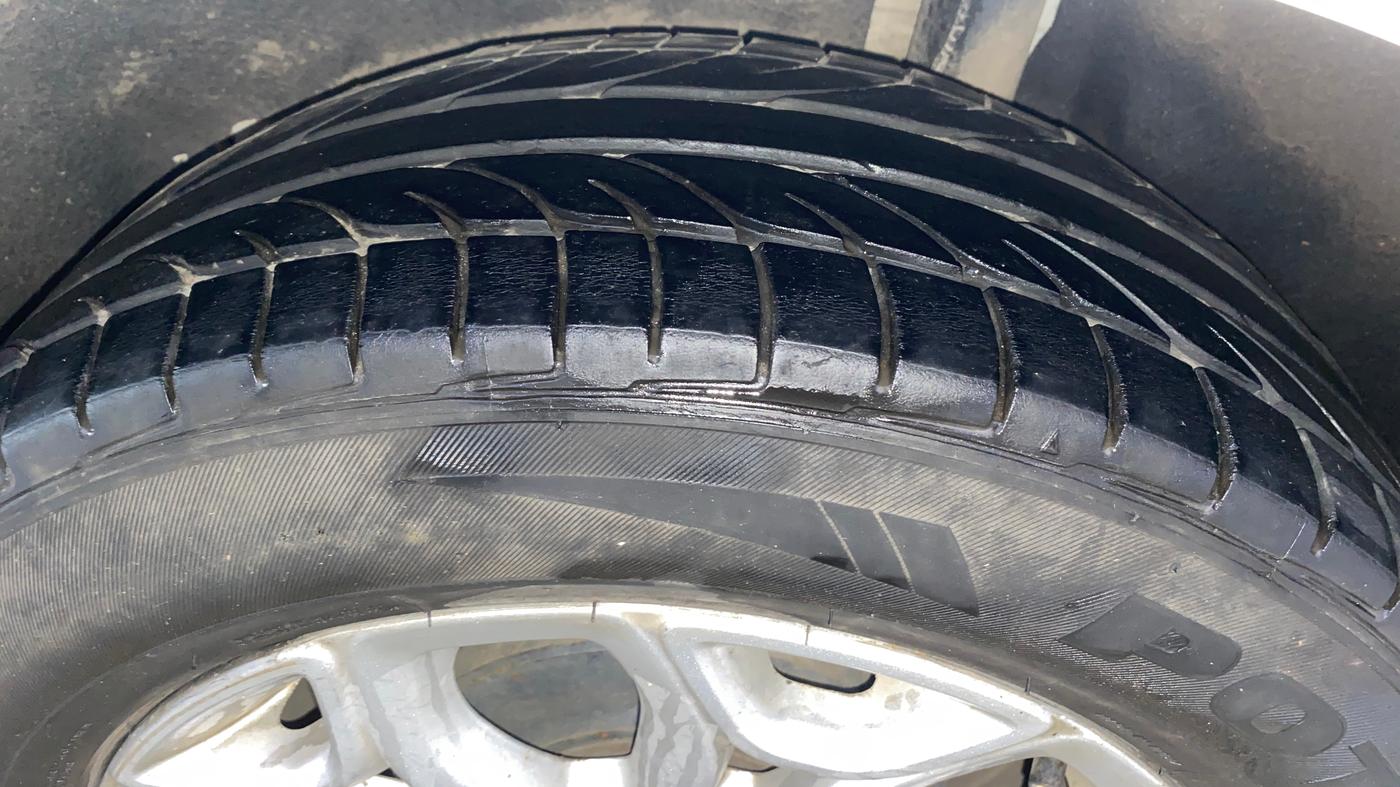 2017 Ford Ecosport TITANIUM 1.5L PETROL AT, Petrol, Automatic, 69,455 km, Left Rear Tyre Tread