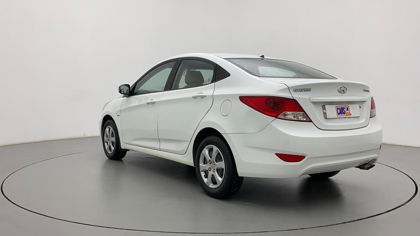 2011 Hyundai Verna FLUIDIC 1.4 VTVT, Petrol, Manual, 65,062 km, Left Back Diagonal