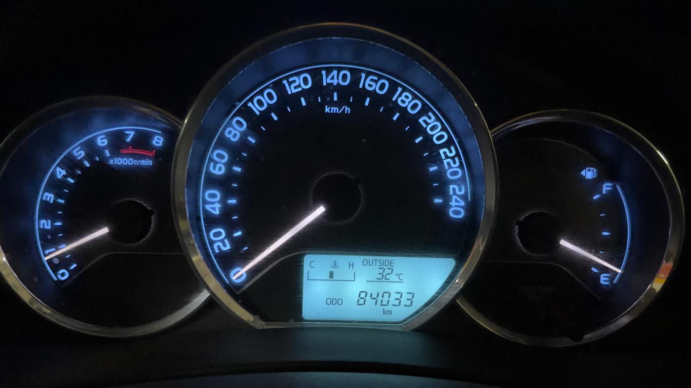 2014 Toyota Corolla Altis JS PETROL, CNG, Manual, 84,018 km, Odometer Image