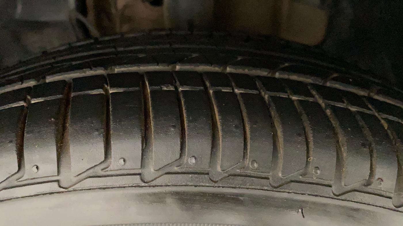2022 Tata TIAGO NRG XZ AMT, Petrol, Automatic, 9,405 km, Left Front Tyre Tread