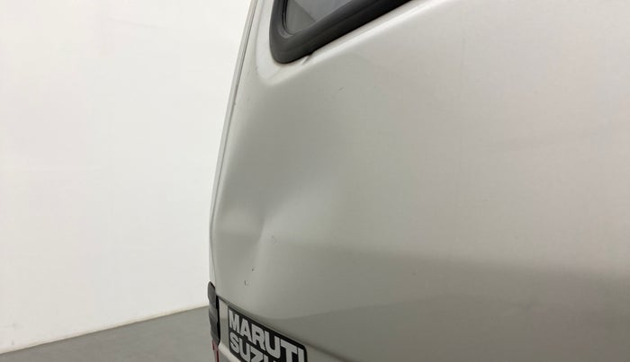2018 Maruti OMNI E STD, Petrol, Manual, 25,727 km, Dicky (Boot door) - Slightly dented