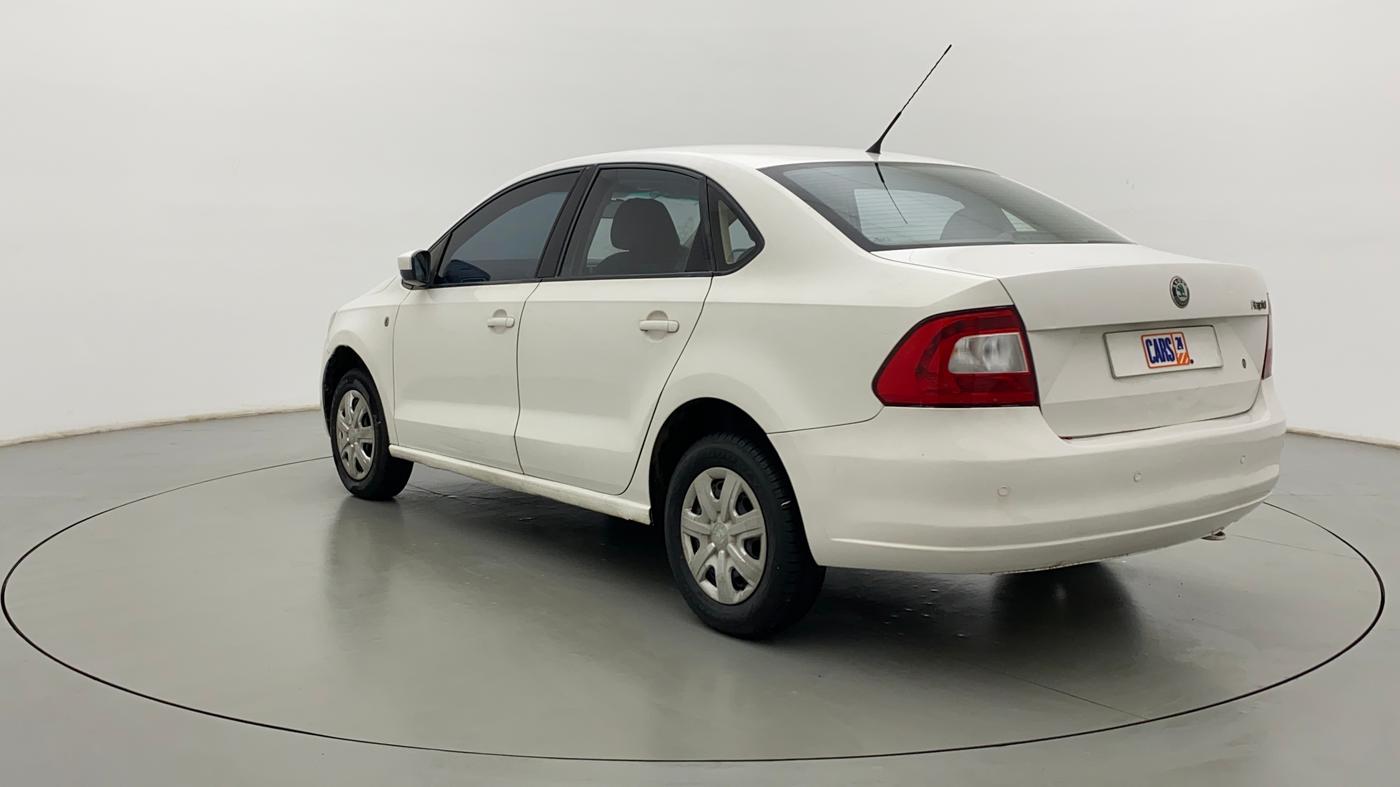 2012 Skoda Rapid 1.6 MPI AT AMBITION PLUS, Petrol, Automatic, 40,902 km, Left Back Diagonal