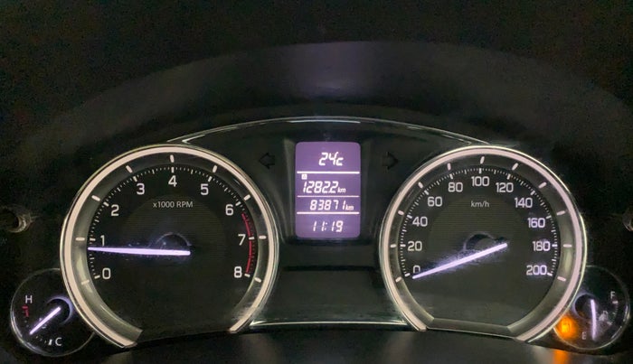 2015 Maruti Ciaz ZXI, Petrol, Manual, 83,871 km, Odometer Image