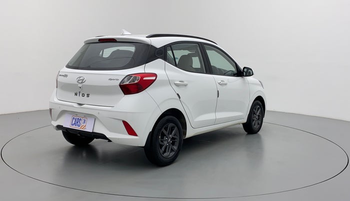 2020 Hyundai GRAND I10 NIOS SPORTZ PETROL, Petrol, Manual, 7,326 km, Right Back Diagonal