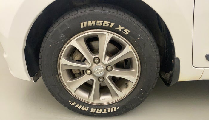 2016 Hyundai Grand i10 ASTA (O) AT 1.2 KAPPA VTVT, Petrol, Automatic, 46,182 km, Left Front Wheel