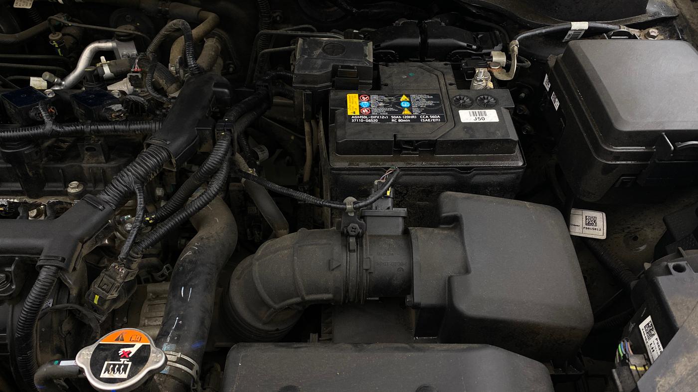 2024 KIA SONET HTK PLUS 1.2 PETROL MT, Petrol, Manual, 4,866 km, Engine View - Left