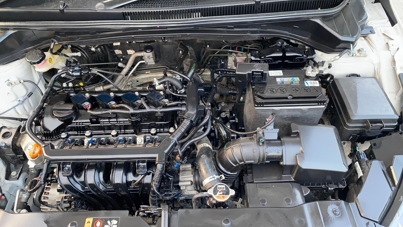 2025 Hyundai NEW I20 SPORTZ 1.2 IVT, Petrol, Automatic, 8,856 km, Engine View - Left