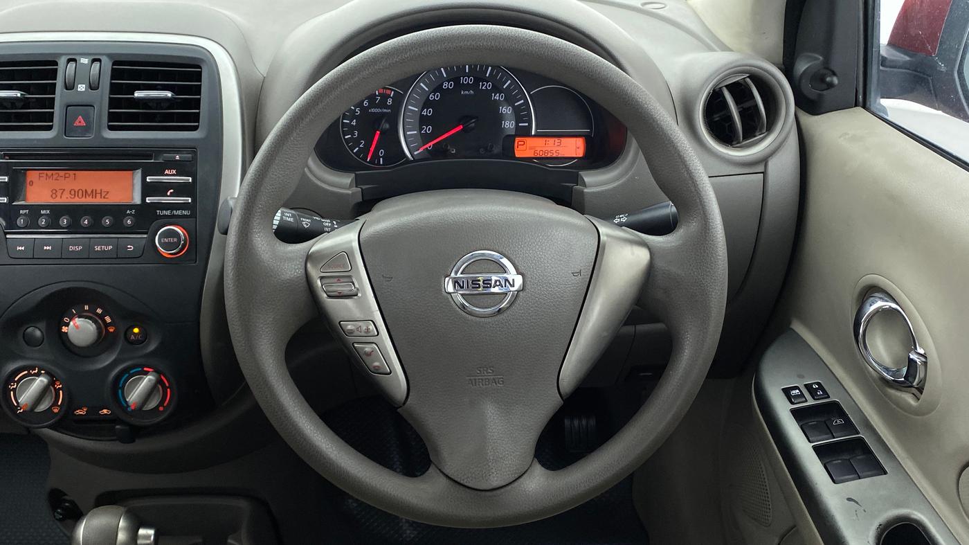 2015 Nissan Micra XL CVT (PETROL), Petrol, Automatic, 60,897 km, Steering Wheel Close Up