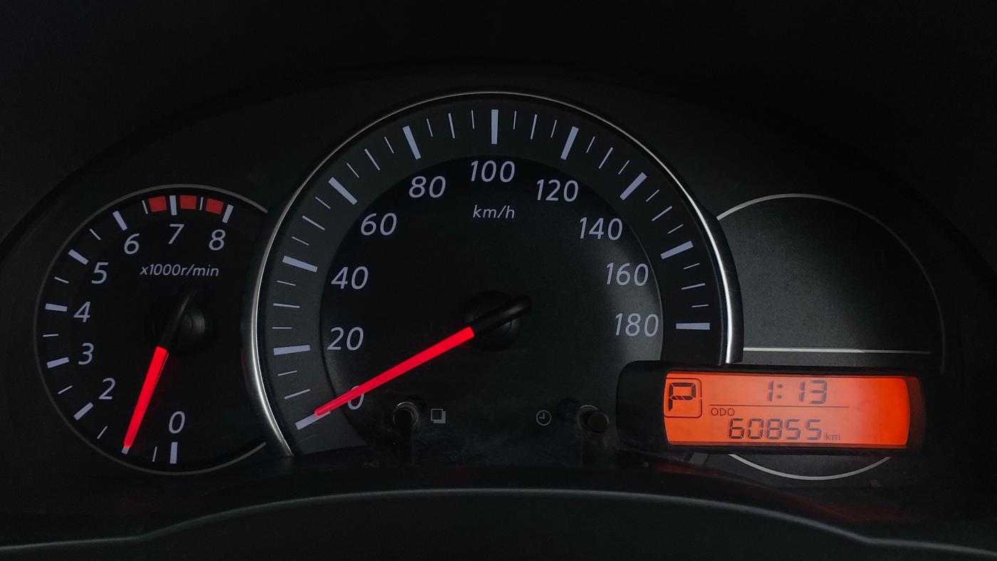 2015 Nissan Micra XL CVT (PETROL), Petrol, Automatic, 60,897 km, Odometer Image