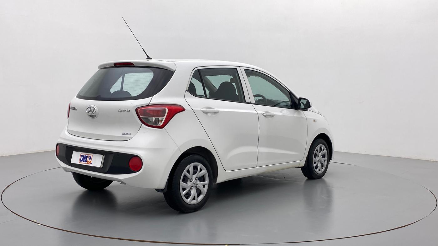 2017 Hyundai Grand i10 SPORTZ 1.2 KAPPA VTVT, Petrol, Manual, 34,113 km, Right Back Diagonal