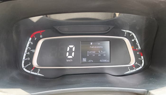 2021 KIA SONET HTX 1.0 IMT, Petrol, Manual, 40,375 km, Odometer Image