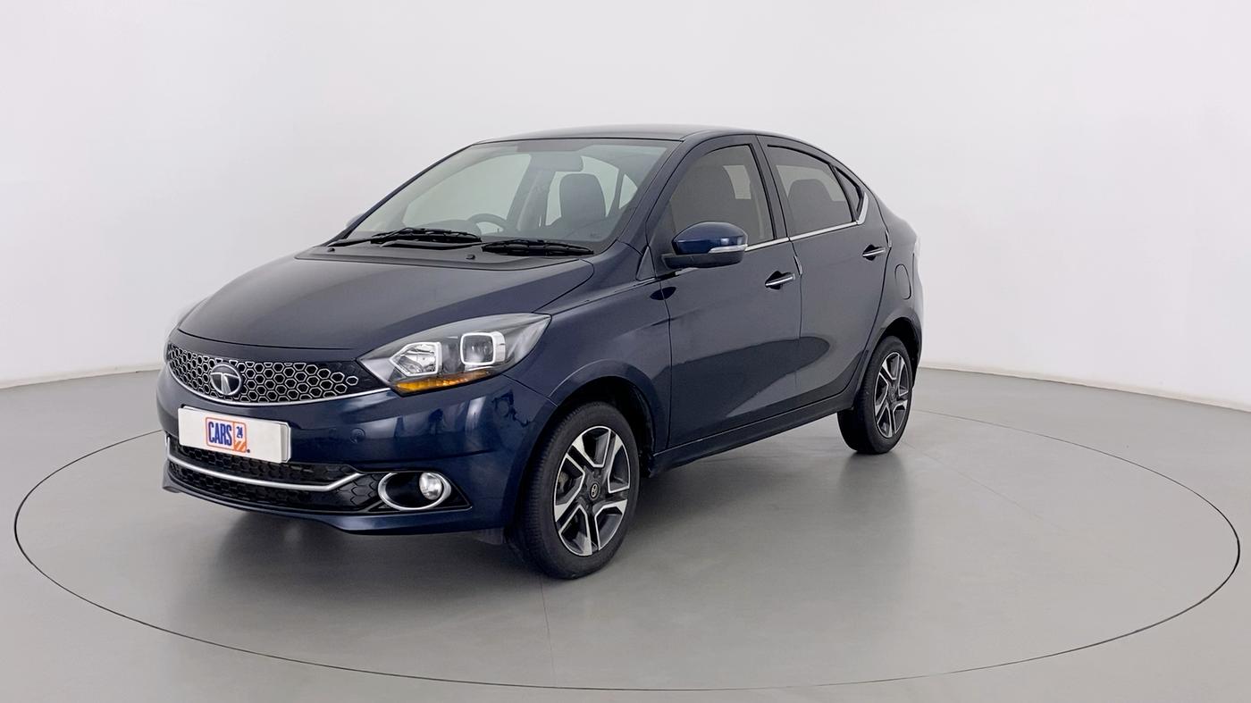 2018 Tata TIGOR Revotron XZA 1.2, Petrol, Automatic, 19,696 km, Left Front Diagonal