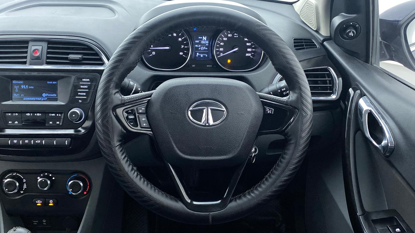 2018 Tata TIGOR Revotron XZA 1.2, Petrol, Automatic, 19,696 km, Steering Wheel Close Up