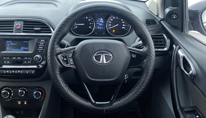2018 Tata TIGOR Revotron XZA 1.2, Petrol, Automatic, 19,696 km, Steering Wheel Close Up