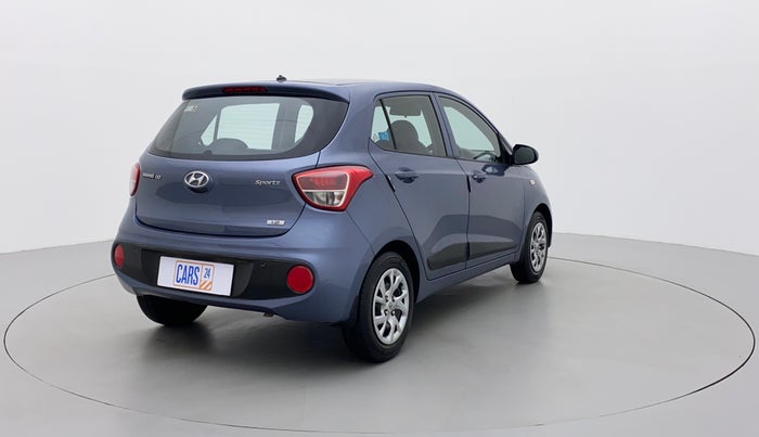 2017 Hyundai Grand i10 SPORTZ 1.2 KAPPA VTVT, CNG, Manual, 45,077 km, Right Back Diagonal