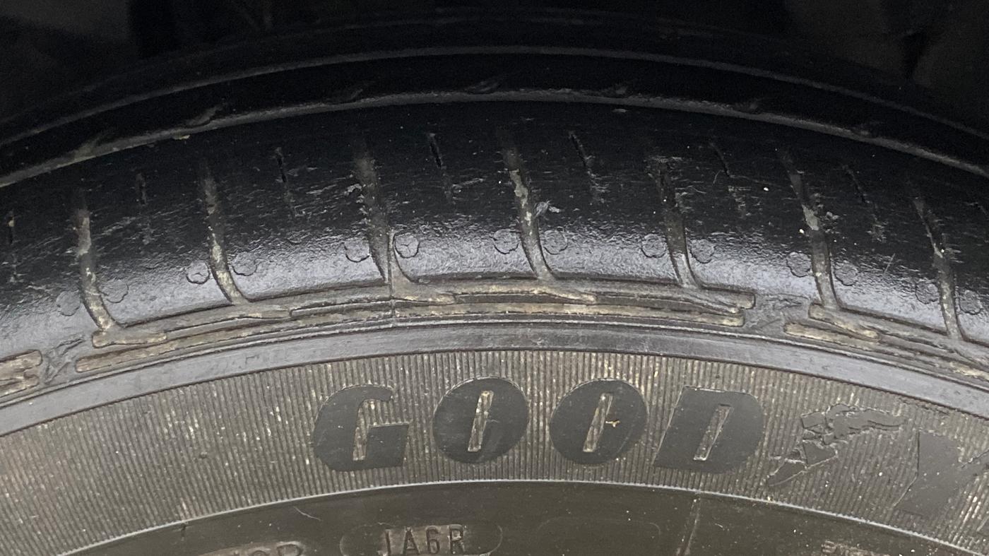 2023 Tata Tiago XZA PLUS PETROL, Petrol, Automatic, 35,768 km, Left Front Tyre Tread