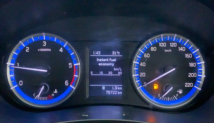 2015 Maruti S Cross ALPHA 1.3, Diesel, Manual, Odometer Image