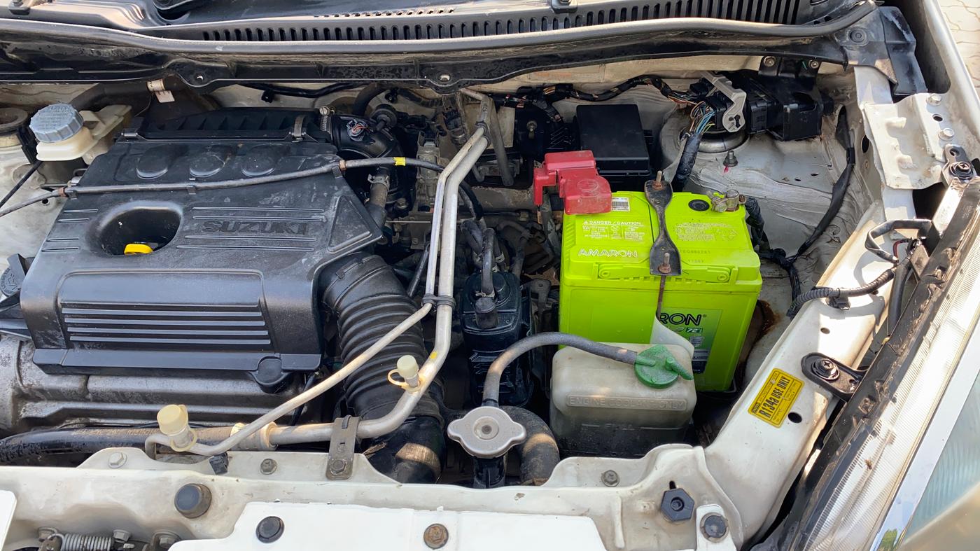 2015 Maruti Wagon R 1.0 VXI, Petrol, Manual, 80,292 km, Engine View - Left