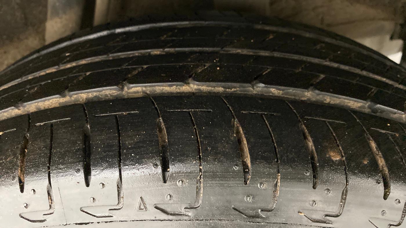 2020 Honda City ZX CVT, Petrol, Automatic, 6,708 km, Left Rear Tyre Tread
