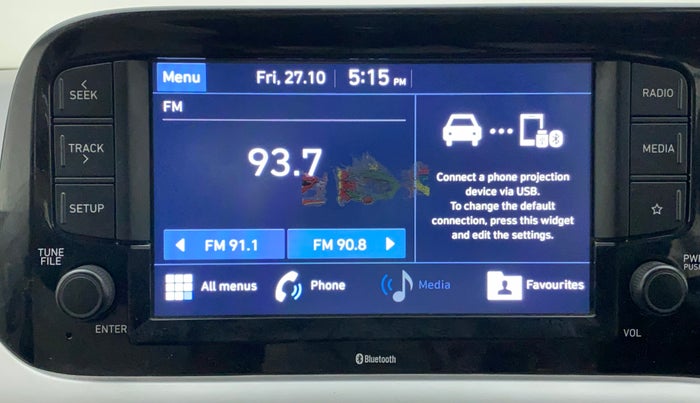2021 Hyundai GRAND I10 NIOS SPORTZ 1.2 KAPPA VTVT CNG, CNG, Manual, 42,116 km, Infotainment System